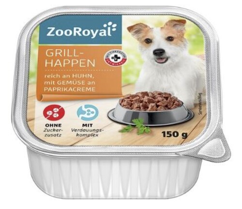ZooRoyal Grill-Happen Huhn mit Gemüse 150 g