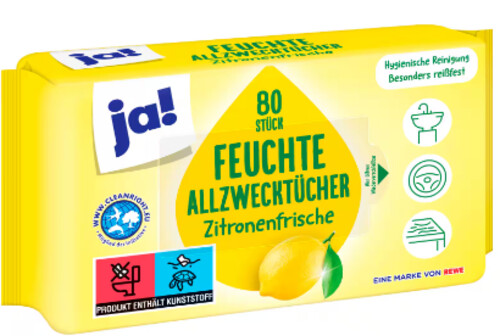 Yeah! Allzwecktücher Citrus 80 Stück