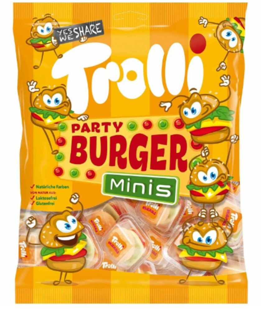 Trolli Party Burger Minis 170 g