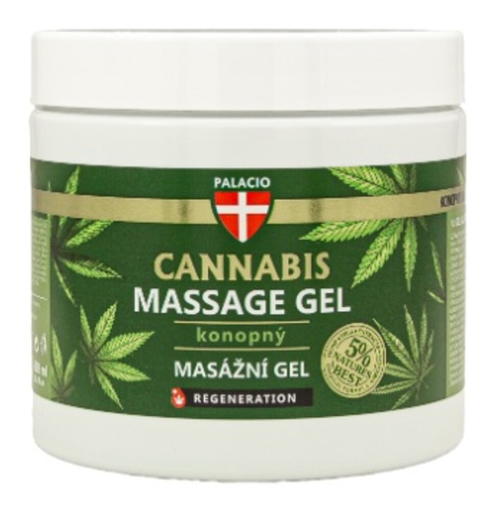 Palacio konopný masážní gel 600 ml