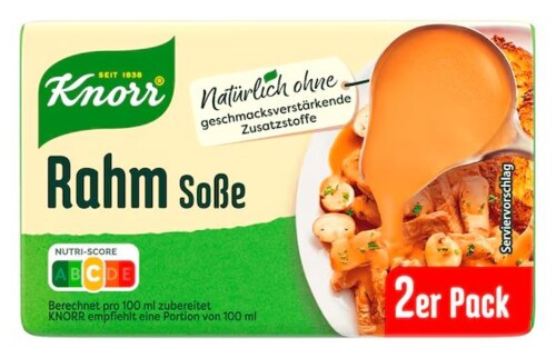Knorr Rahm Soße 2 x 250 ml 