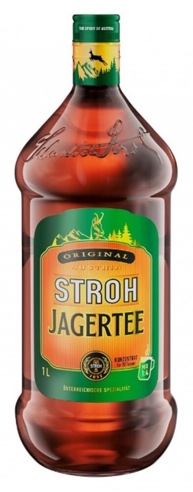 Stroh Jägertee 40% 1 l (holá láhev)