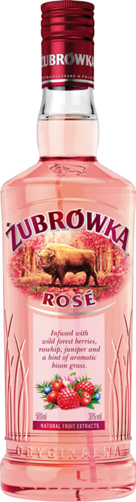Zubrowka Rosé 30% 0,5 l (holá láhev)
