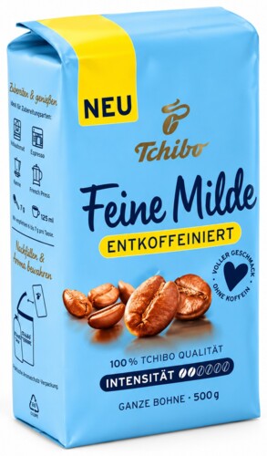Tchibo Feine Milde Entkoffeiniert 500 g zrnková káva