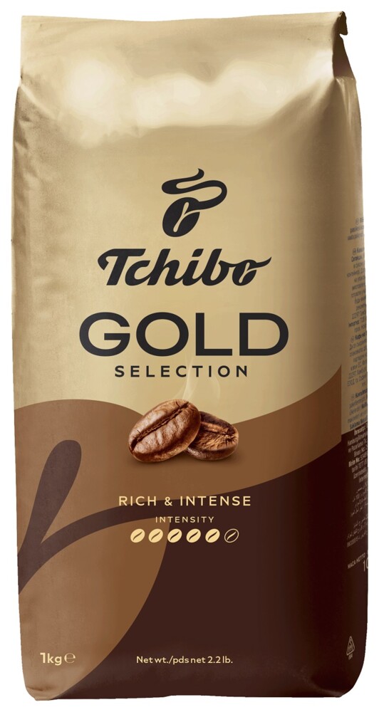 Tchibo Gold Selection Rich & Intense zrnková káva 1 kg