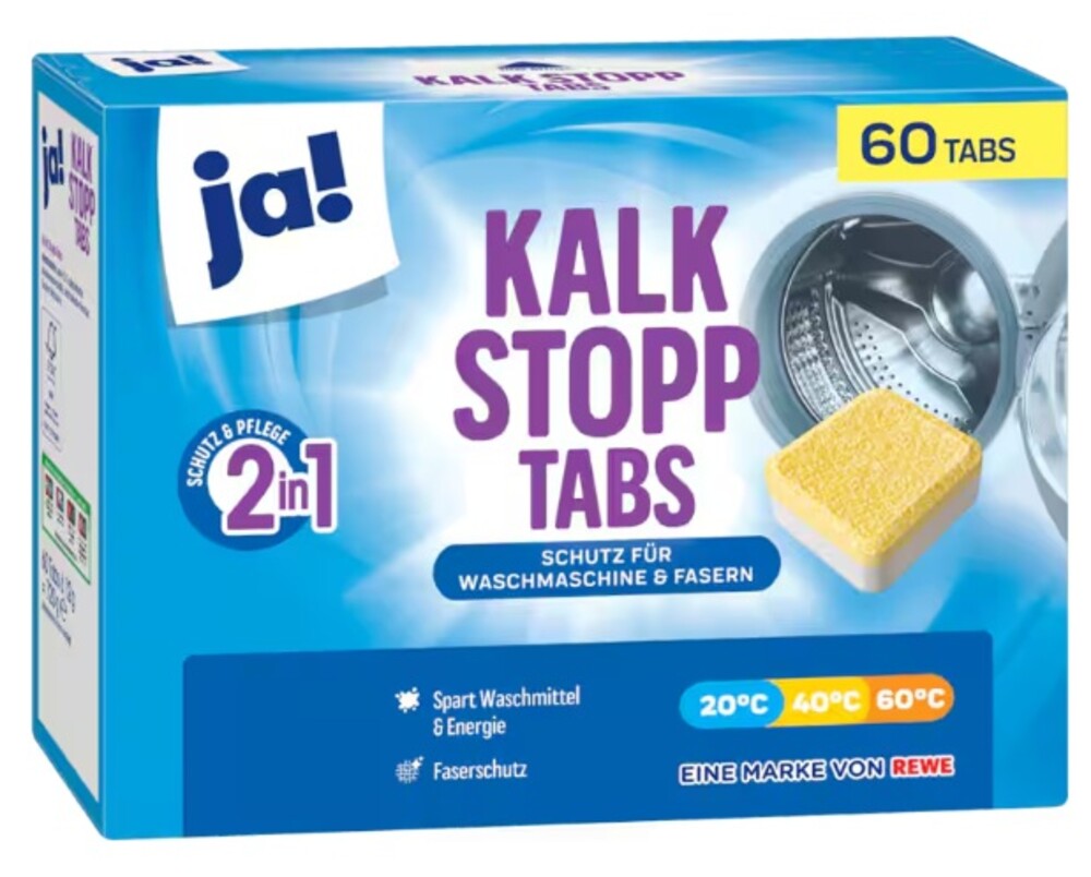 Ja! Kalk Stopp Tabs 2in1 60 ks