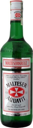 Malteser Kreuz Aquavit 40% 1 l (holá láhev)