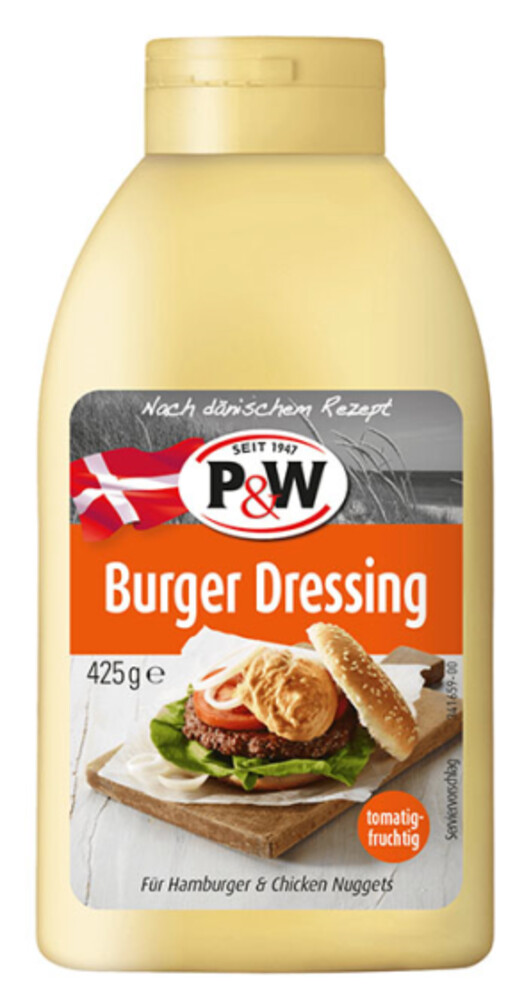 P&W Burger Dressing 425 ml