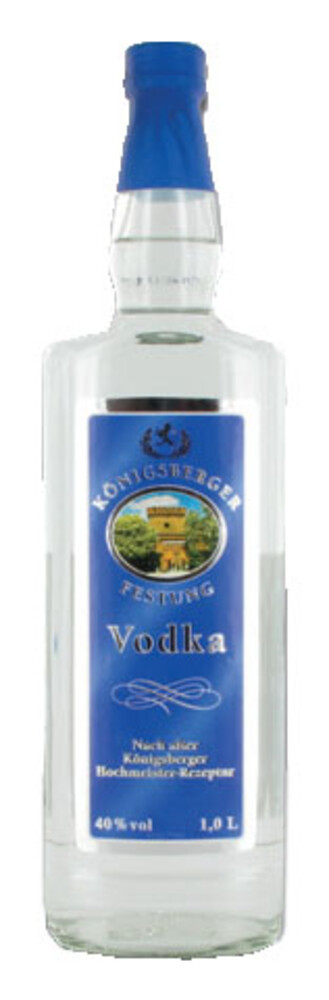 Königsberger Festung Vodka 40% 1 l (holá láhev)