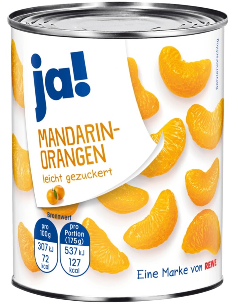 Ja! Mandarin Orangen 314 ml
