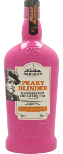 Sadler’s Peaky Blinder Raspberry Rum Cream Liqueur 17% 0,7 l (holá láhev)
