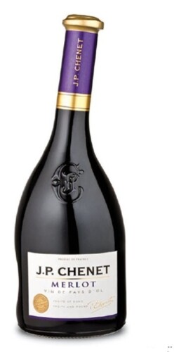 JP. Chenet Merlot 13% 0,75 l (holá láhev)