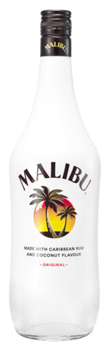 Malibu  18% 1 l (holá láhev)