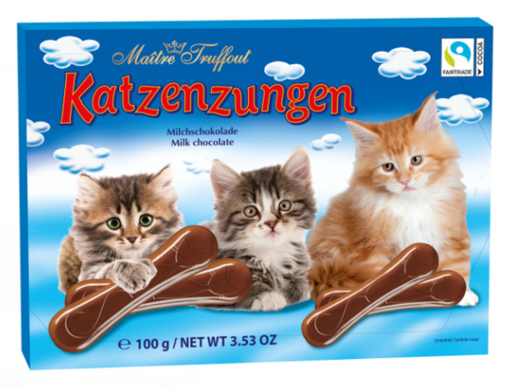 Maitre Truffout Kočičí jazýčky mléčné 100 g