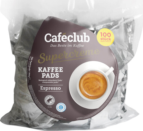 Caféclub Espresso pads 100 ks