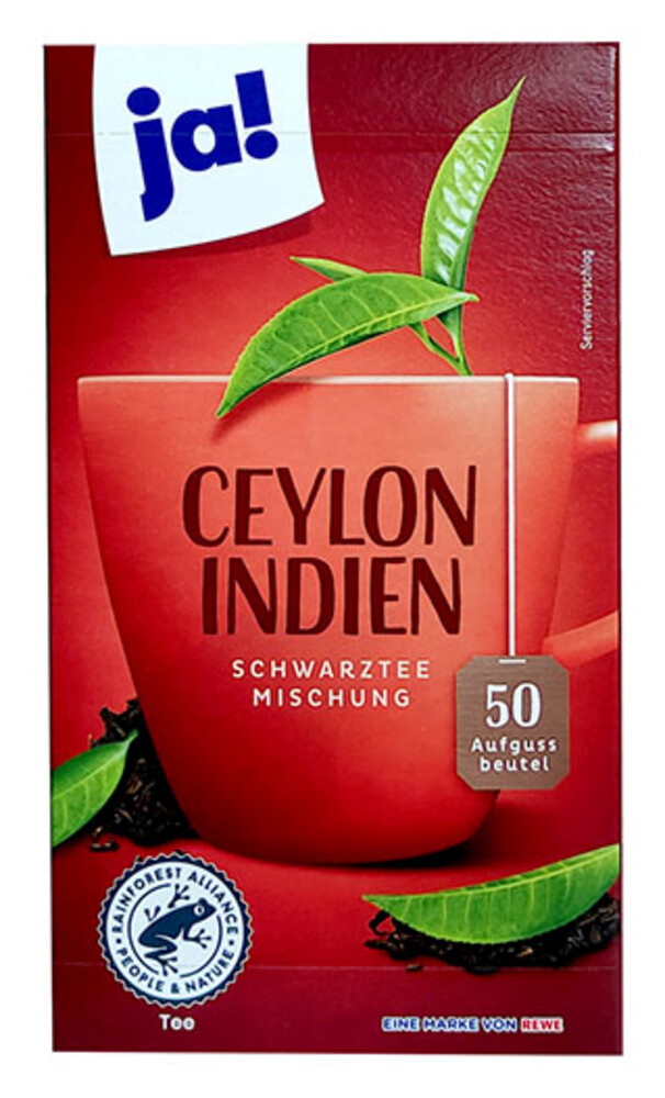 Ja! Ceylon Indien 50 x 1,75 g