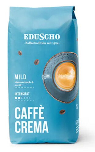 Eduscho Caffé Crema Mild  zrnková káva 1 kg