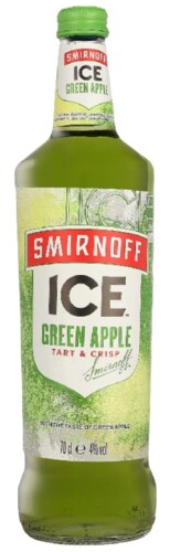Smirnoff Ice Green Apple 4% 0,7 l (holá láhev)