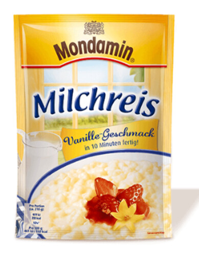 Mondamin Milchreis Vanille 117 g