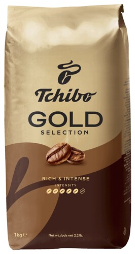 Tchibo Gold Selection Rich & Intense zrnková káva 1 kg