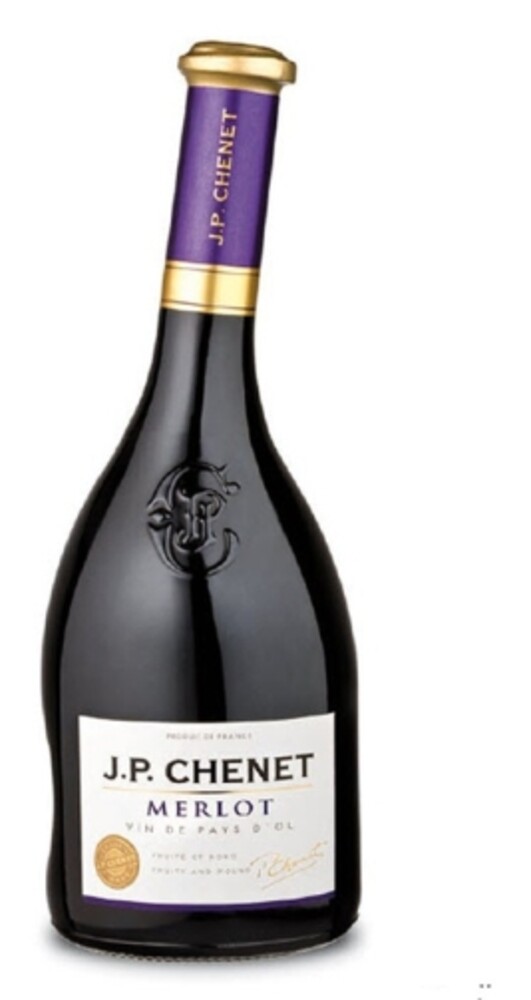 JP. Chenet Merlot 13% 0,75 l (holá láhev)