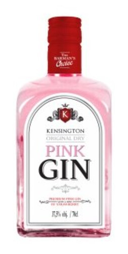 Kensington Original Pink Gin 37,5% 0,7 l (holá láhev)