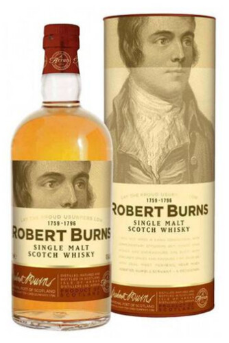 Arran Robert Burns Whisky 43% 0,7 l (tuba)