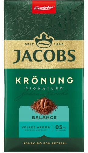 Jacobs Krönung Balance mletá káva 500 g