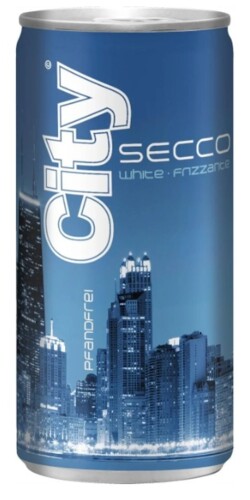 City Secco 10% 0,2 l plech