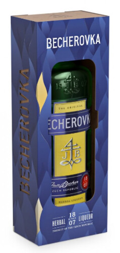 Becherovka 38% 3 l  (dárkové balení taška)