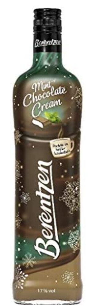 Berentzen Mint Chocolate Cream 17% 0,7 l (holá láhev)