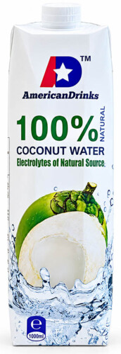 American Drinks 100% Natural Coconut Water 1 l 