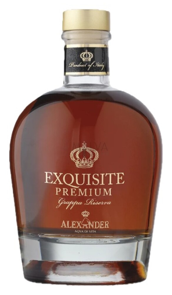 Exquisite Premium Grappa Riserva Alexander 38% 0,7 l (holá láhev)
