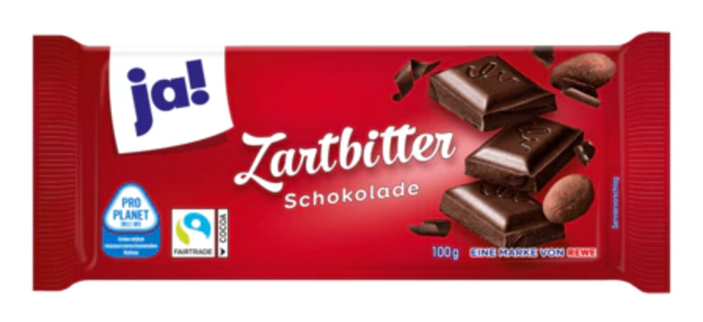 Ja! Zartbitterschokolade 100 g