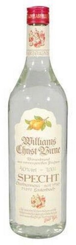 Specht Williams Christ Birne 40% 1 l (holá láhev)