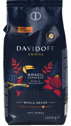 Davidoff Origins Brazil Espresso zrnková káva 1 kg
