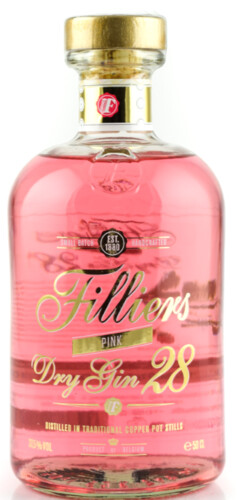 Fillier Pink Dry Gin 28  37,5% 0,5 l (holá láhev)