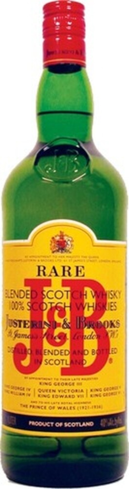 J & B Rare Vol. 40% 1 l (holá láhev)