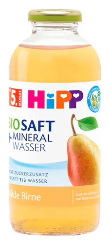 Hipp Bio Saft Mineral Wasser Milde Birne 5 m 500 ml