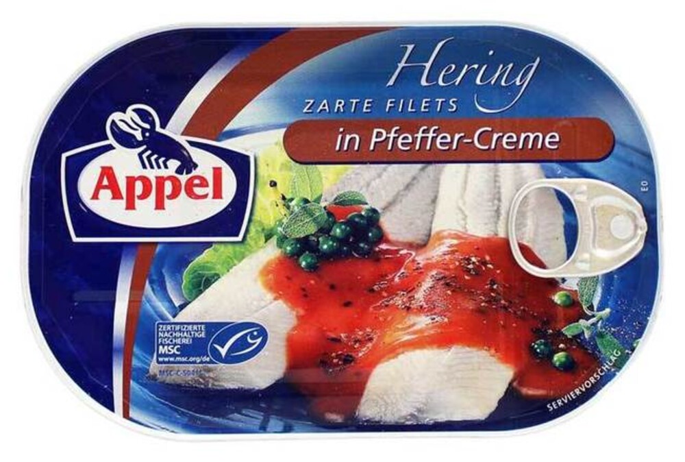Appel sleďové filety v krému s pepřem 200 g