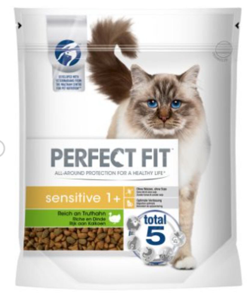 Perfect Fit Sensitive 1+ Reich an Truthahn 750 g