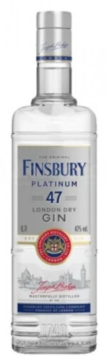 Finsbury Platinum 47 London Gin 47% 1 l (holá láhev)