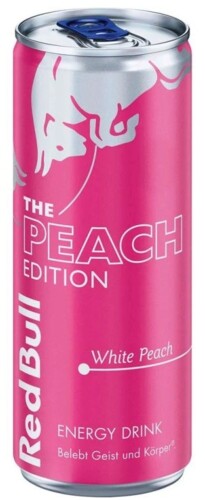 Red Bull Peach Edition 250 ml plech