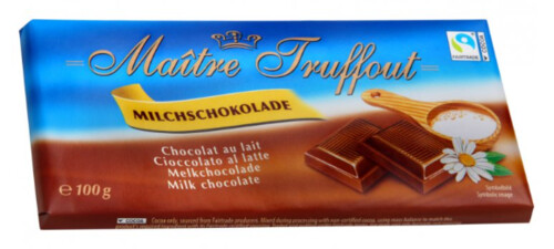 Maitre Truffout Milchschokolade 100 g