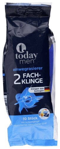 Today Einwegrasierer 2 Kling 10 Stck