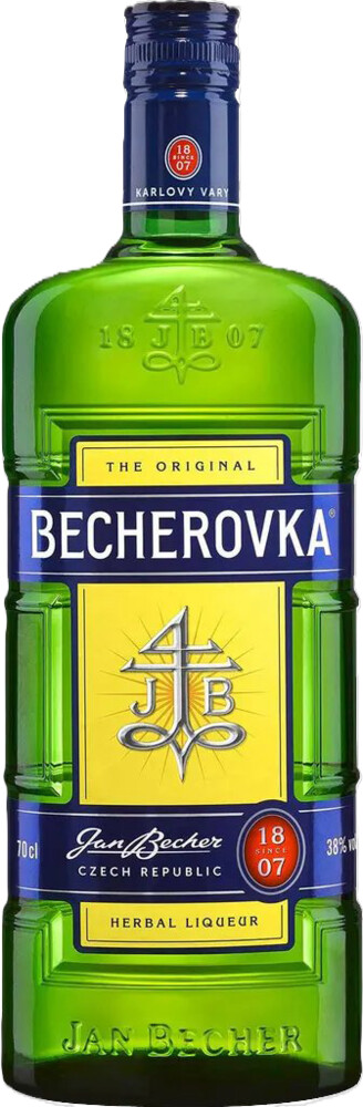 Becherovka 38%  0,7 l (holá láhev)
