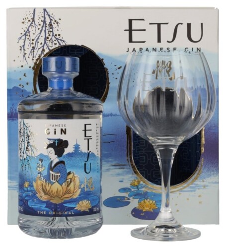 Etsu Japanese Gin 43% 0,7 l + sklenička (karton)