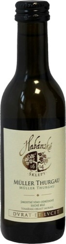 Habánské sklepy Müller Thurgau 12% 0,187 l (holá láhev)