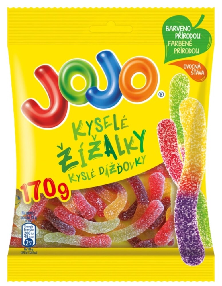 Jojo Kyselé žížalky 170 g