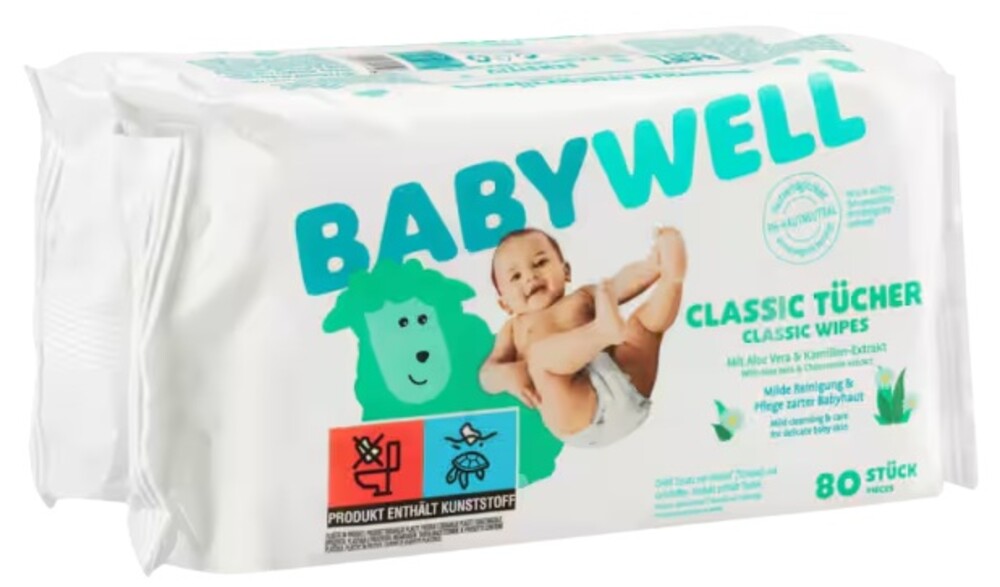 Babywell Classic Tücher 2 x 80 ks